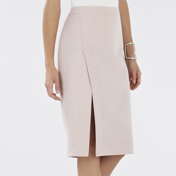 BCBG MAX AZRIA "GRAYCE LAVENDER SKIRT" W/BACK 4 - Picture 1 of 6